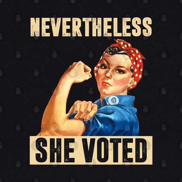 Nevertheless She Voted Feminist 2020 Men Women by springins